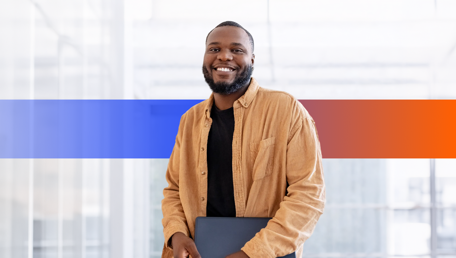 Man smiling