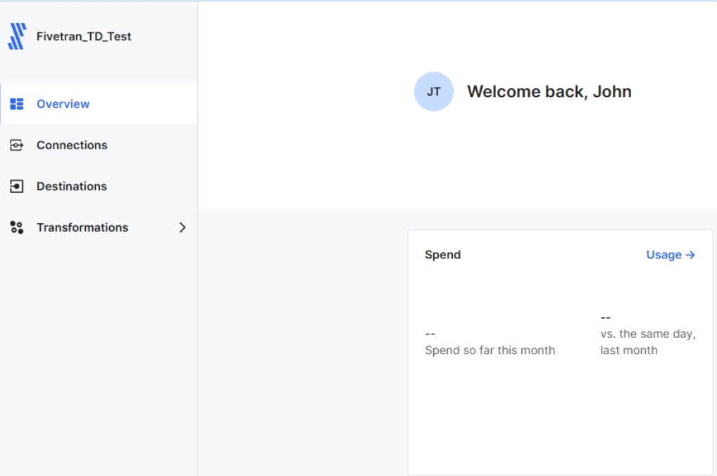 Getting started with Fivetran and Teradata