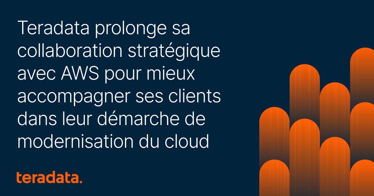 Teradata Expands Strategic Collaboration Agreement with AWS