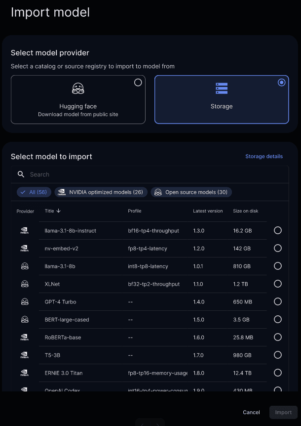 AI ModelHub – Deploying a model
